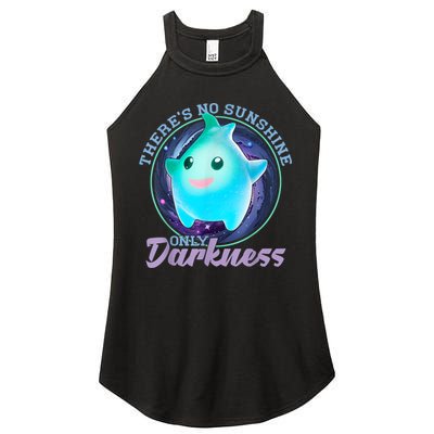 Theres No Sunshine Only Darkness Shiny Women's Perfect Tri Rocker Tank