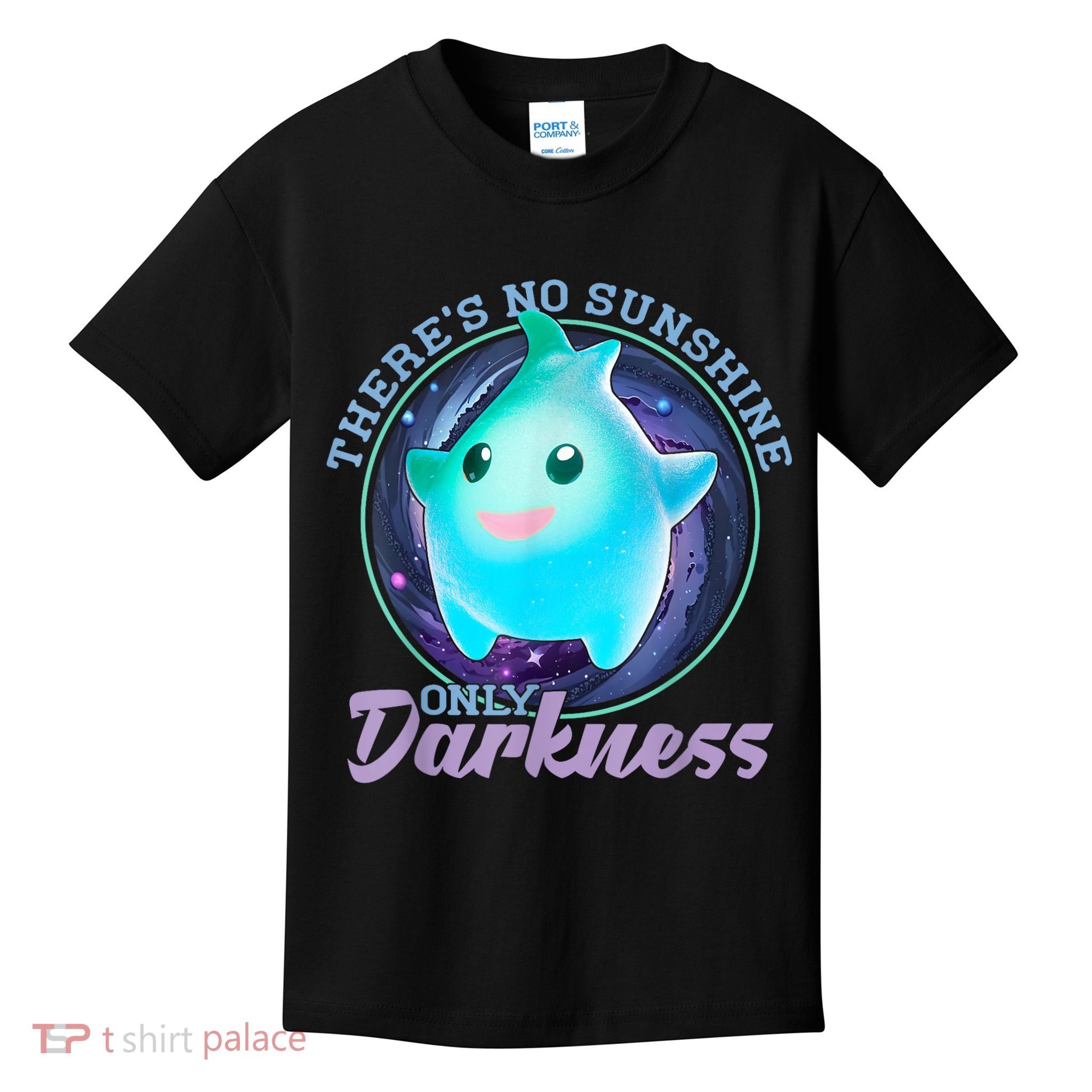 Theres No Sunshine Only Darkness Shiny Kids T-Shirt