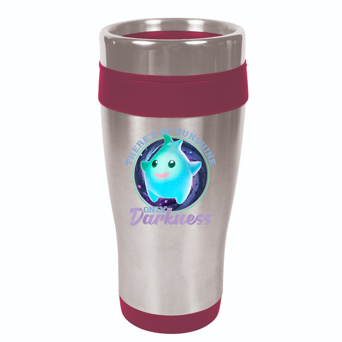 Theres No Sunshine Only Darkness Shiny 16oz Travel Tumbler