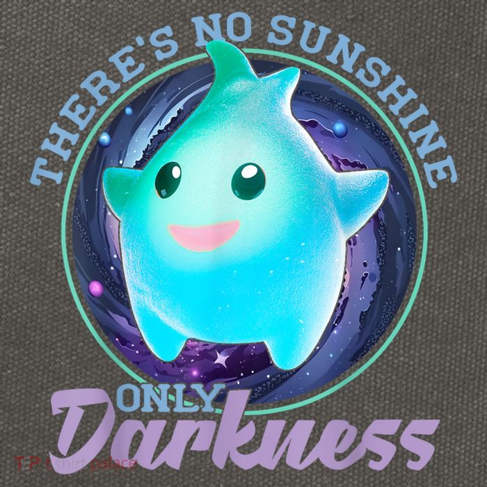 Theres No Sunshine Only Darkness Shiny Cotton Canvas Backpack