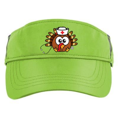 Thanksgiving Nurse Turkey Gift Cool Funny Feast Day Gift Adult Drive Performance Visor