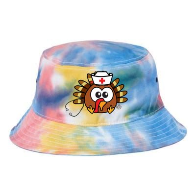 Thanksgiving Nurse Turkey Gift Cool Funny Feast Day Gift Tie Dye Newport Bucket Hat