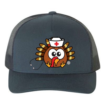 Thanksgiving Nurse Turkey Gift Cool Funny Feast Day Gift Yupoong Adult 5-Panel Trucker Hat