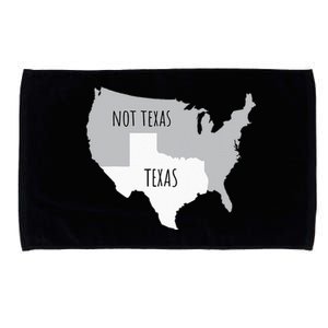 Texas Not Texas With America Map Microfiber Hand Towel