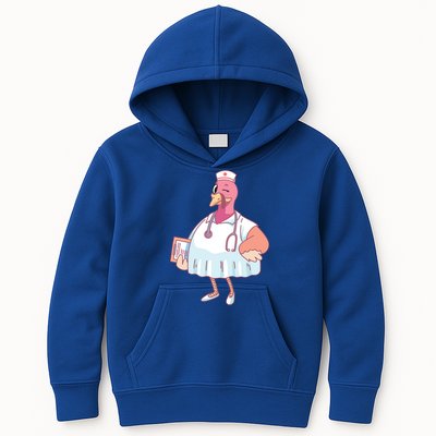 Thanksgiving Nurse Turkey Gift Kids Hoodie