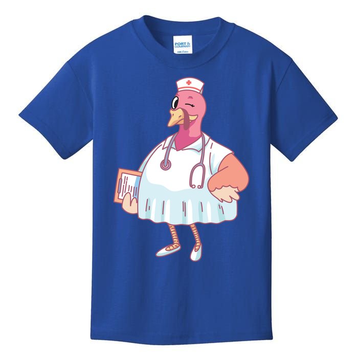 Thanksgiving Nurse Turkey Gift Kids T-Shirt