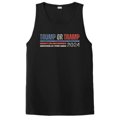 Trump Not The Tramp Trump Vance 2024 PosiCharge Competitor Tank