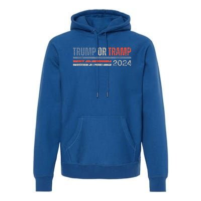 Trump Not The Tramp Trump Vance 2024 Premium Hoodie