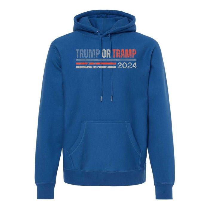 Trump Not The Tramp Trump Vance 2024 Premium Hoodie