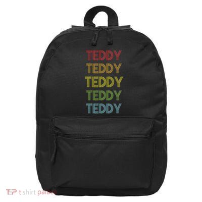 Teddy Name 16 in Basic Backpack