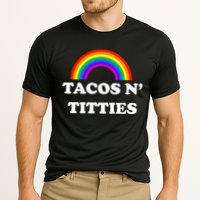 Tacos N Titties Pride Month Lgbtq Cooling Performance Crew T-Shirt