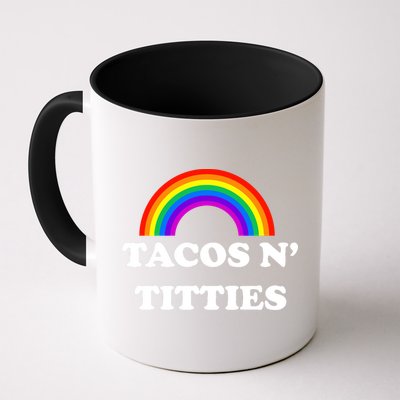 Tacos N Titties Pride Month Lgbtq Mug