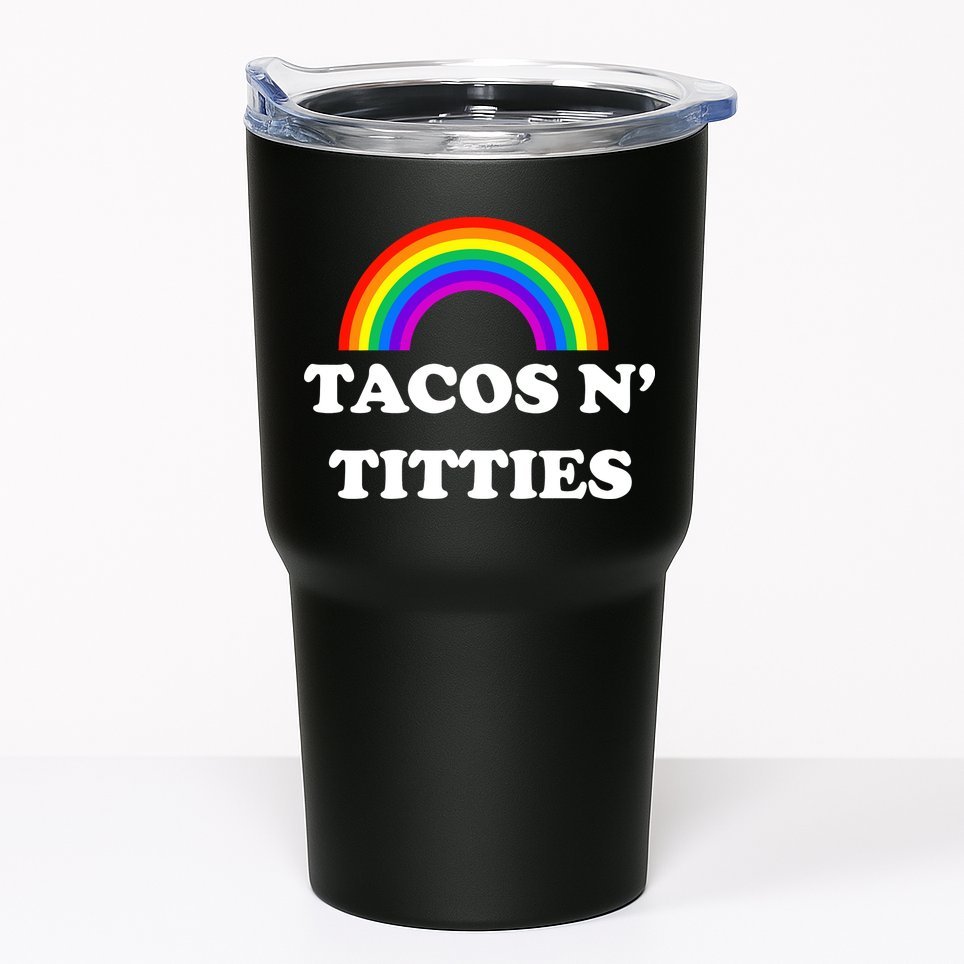 Tacos N Titties Pride Month Lgbtq Tumbler