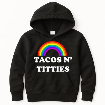 Tacos N Titties Pride Month Lgbtq Kids Hoodie