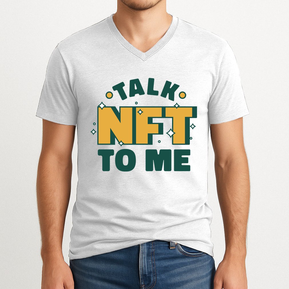 Talk NFT To Me V-Neck T-Shirt