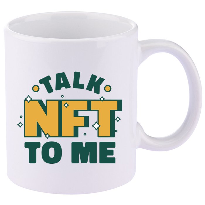 Talk NFT To Me 11oz C Handle Ceramic Mug