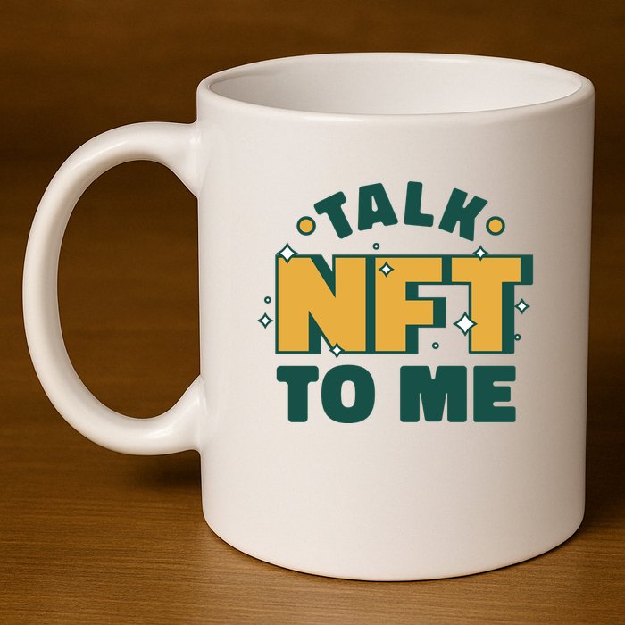Talk NFT To Me 11oz C Handle Ceramic Mug