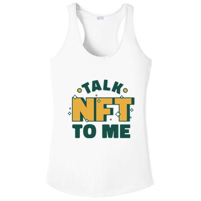 Talk NFT To Me Ladies PosiCharge Competitor Racerback Tank