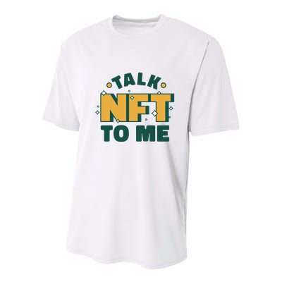 Talk NFT To Me Youth Performance Sprint T-Shirt