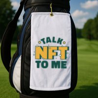 Talk NFT To Me Golf Towel