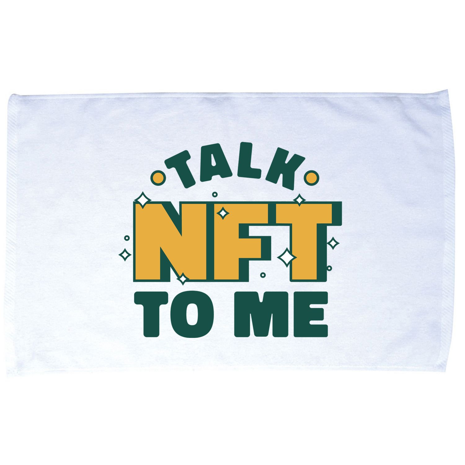 Talk NFT To Me Microfiber Hand Towel