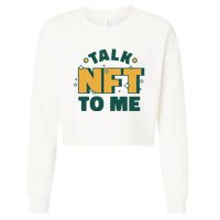 Talk NFT To Me Cropped Pullover Crew