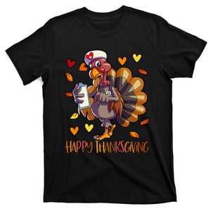 Turkey Nurse Thanksgiving  Holiday Nursing T-Shirt