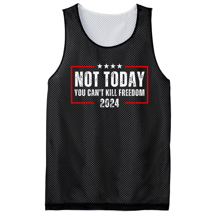 Trump Not Today You CanT Kill Freedom Mesh Reversible Basketball Jersey Tank