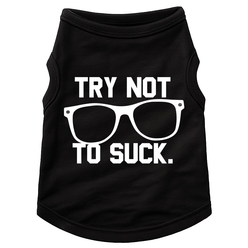 Try Not To Suck Book Movie Lover Reading Gift Great Gift Doggie Tank