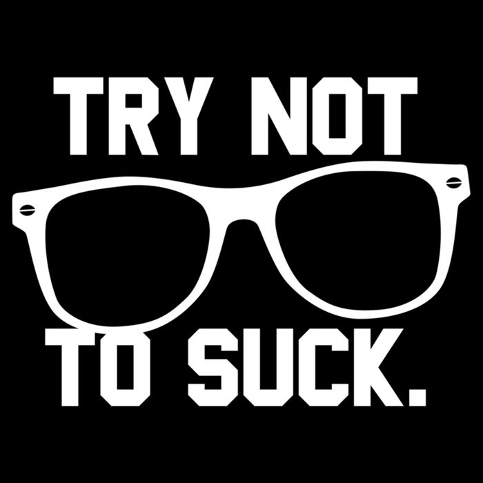 Try Not To Suck Book Movie Lover Reading Gift Great Gift Cooling Performance Crew T-Shirt