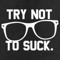Try Not To Suck Book Movie Lover Reading Gift Great Gift Adult Drive Performance Visor