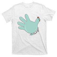 Thanksgiving Nurse Turkey Glove Thankful Nurse Medical T-Shirt