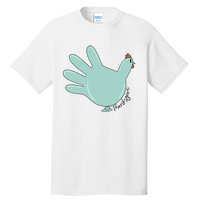 Thanksgiving Nurse Turkey Glove Thankful Nurse Medical Tall T-Shirt