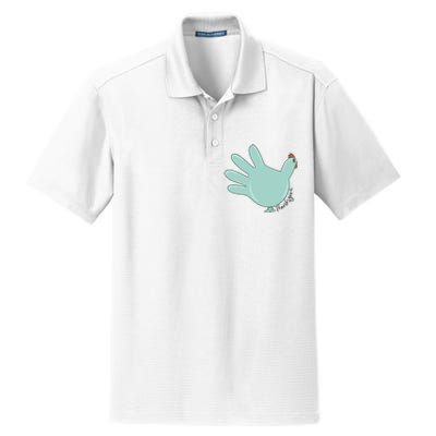 Thanksgiving Nurse Turkey Glove Thankful Nurse Medical Dry Zone Grid Polo