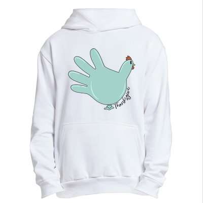 Thanksgiving Nurse Turkey Glove Thankful Nurse Medical Urban Pullover Hoodie