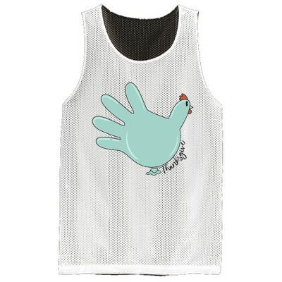 Thanksgiving Nurse Turkey Glove Thankful Nurse Medical Mesh Reversible Basketball Jersey Tank