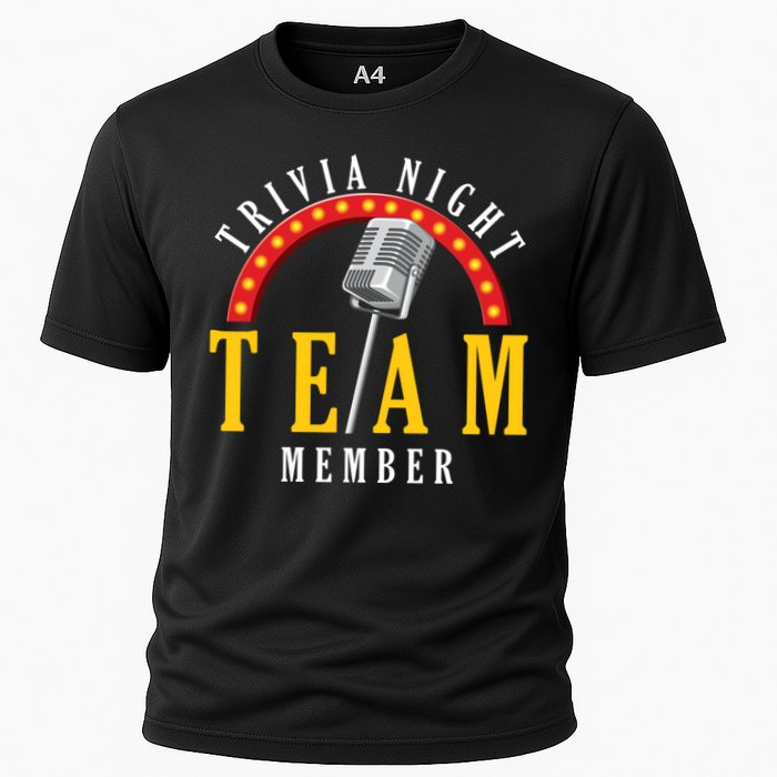 Trivia Night Team Member Quiz Game Show Trivia Gift Cooling Performance Crew T-Shirt