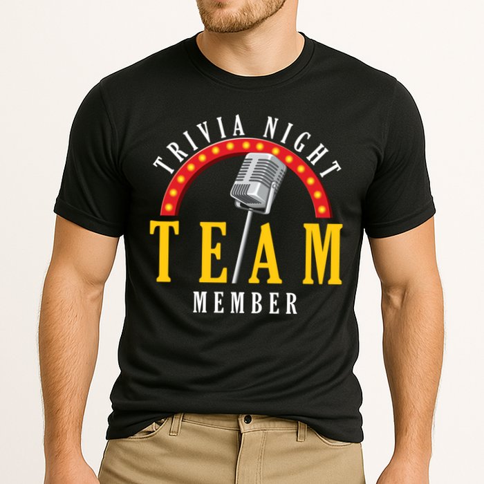 Trivia Night Team Member Quiz Game Show Trivia Gift Cooling Performance Crew T-Shirt