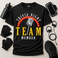 Trivia Night Team Member Quiz Game Show Trivia Gift Cooling Performance Crew T-Shirt