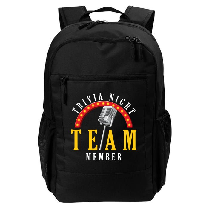 Trivia Night Team Member Quiz Game Show Trivia Gift Backpack