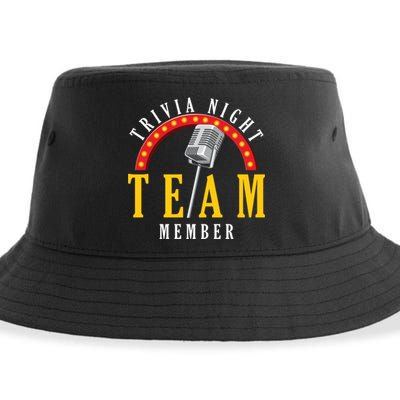 Trivia Night Team Member Quiz Game Show Trivia Gift Sustainable Bucket Hat