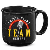 Trivia Night Team Member Quiz Game Show Trivia Gift 15oz Campfire Ceramic Mug