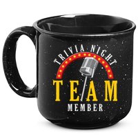 Trivia Night Team Member Quiz Game Show Trivia Gift 15oz Campfire Ceramic Mug