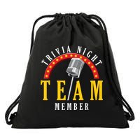 Trivia Night Team Member Quiz Game Show Trivia Gift Drawstring Bag