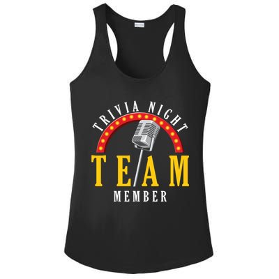 Trivia Night Team Member Quiz Game Show Trivia Gift Ladies PosiCharge Competitor Racerback Tank