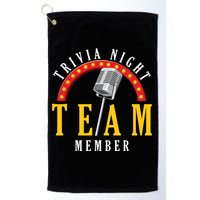 Trivia Night Team Member Quiz Game Show Trivia Gift Golf Towel
