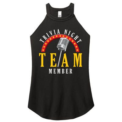 Trivia Night Team Member Quiz Game Show Trivia Gift Women's Perfect Tri Rocker Tank