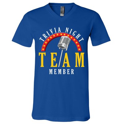 Trivia Night Team Member Quiz Game Show Trivia Gift V-Neck T-Shirt
