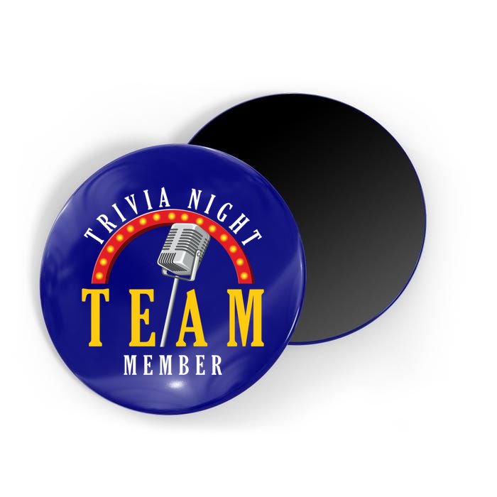 Trivia Night Team Member Quiz Game Show Trivia Gift Magnet