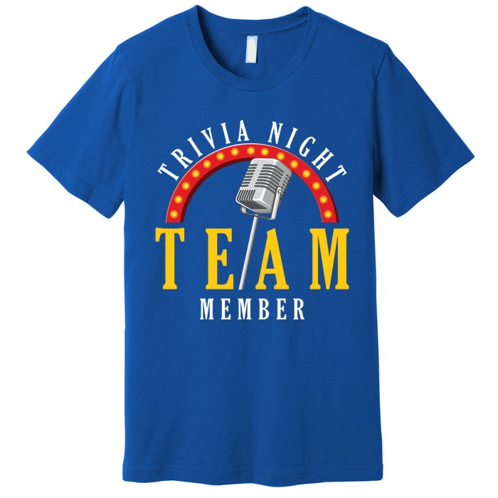 Trivia Night Team Member Quiz Game Show Trivia Gift Premium T-Shirt